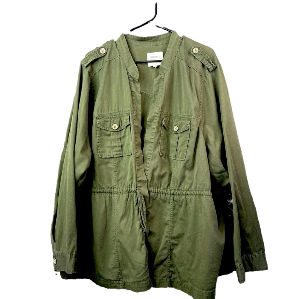 A army green jacket from torrid